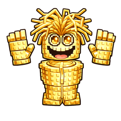 Gold Spaghetti Tualetti