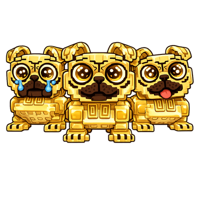 Gold Los Puggies