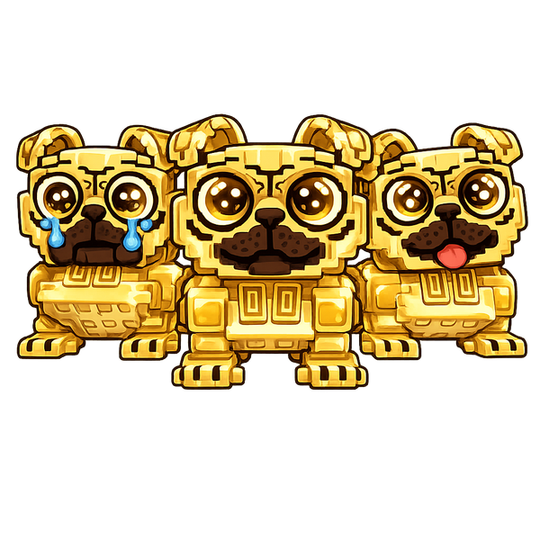 Gold Los Puggies